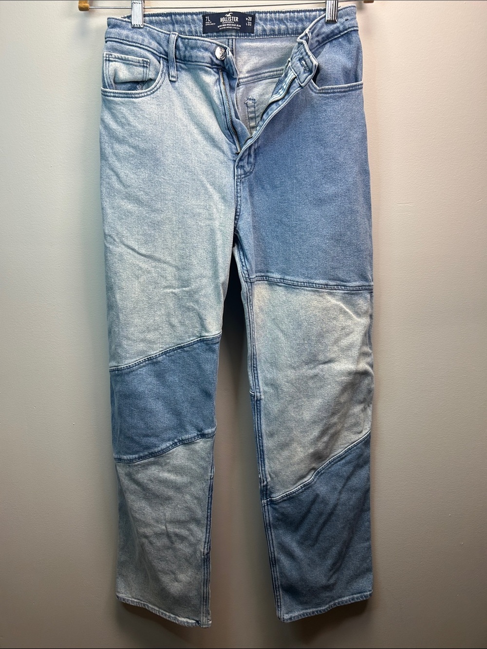 Hollister Light Blue Ultra High-Rise Dad Jeans